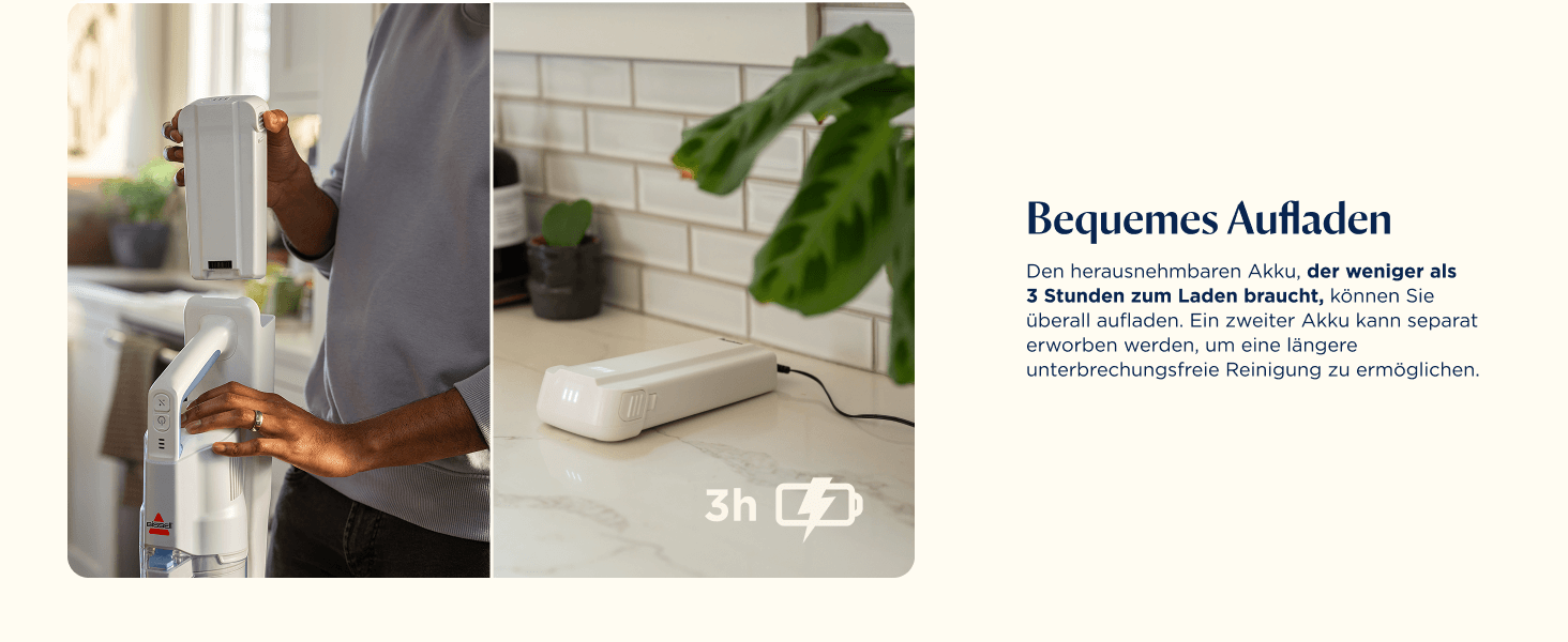 Акумуляторний пилосос Bissell PowerClean FurGuard для шерсті тварин з HEPA-фільтром, 2500 mAh, 50 хв роботи