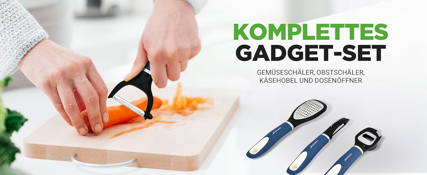 Набір посуду NutriChef 54 елементи: сковороди, каструлі, кухонні аксесуари, ножі, форми для випічки, для приготування здорової їжі (синій)