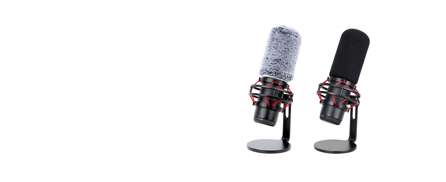 Стійка для мікрофона HyperX QuadCast з поп-фільтром та тримачем YOUSHARES - сумісна з QuadCast S, Fifine AM8, Blue Yeti, Razer Seiren Mini V3