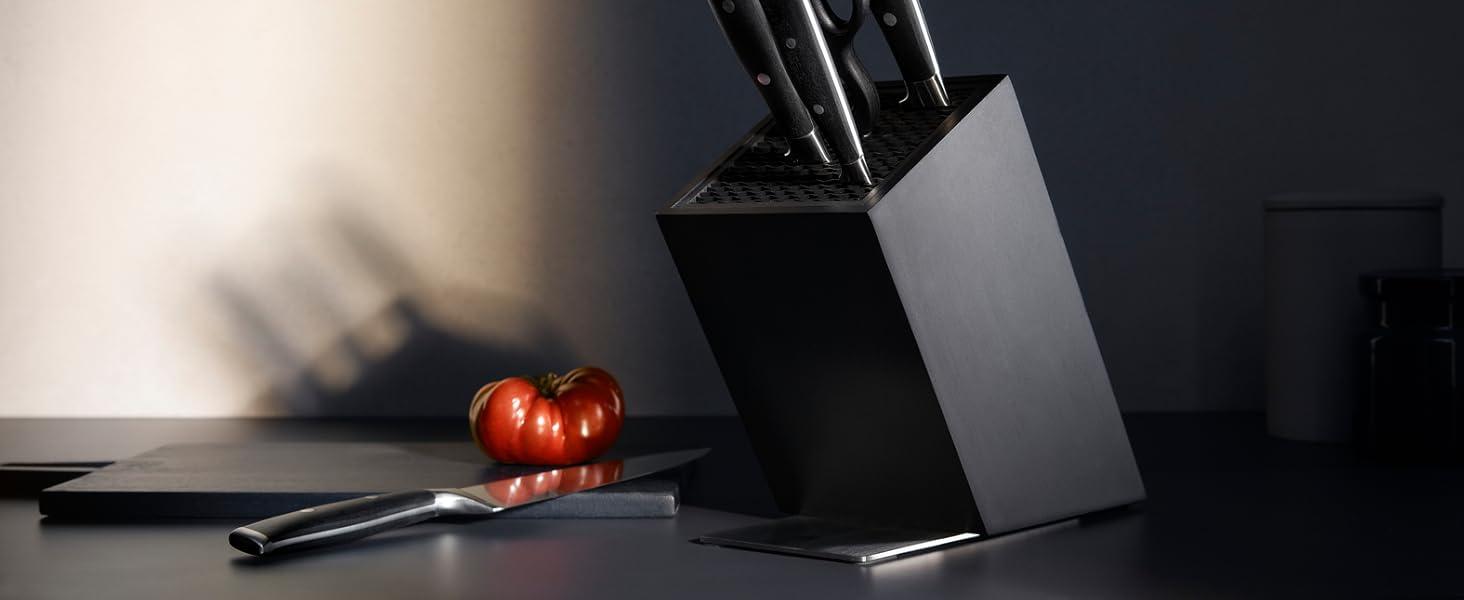 Набір ножів WMF Grand Class 6-частинний з бруском, нержавіюча сталь, Made in Germany