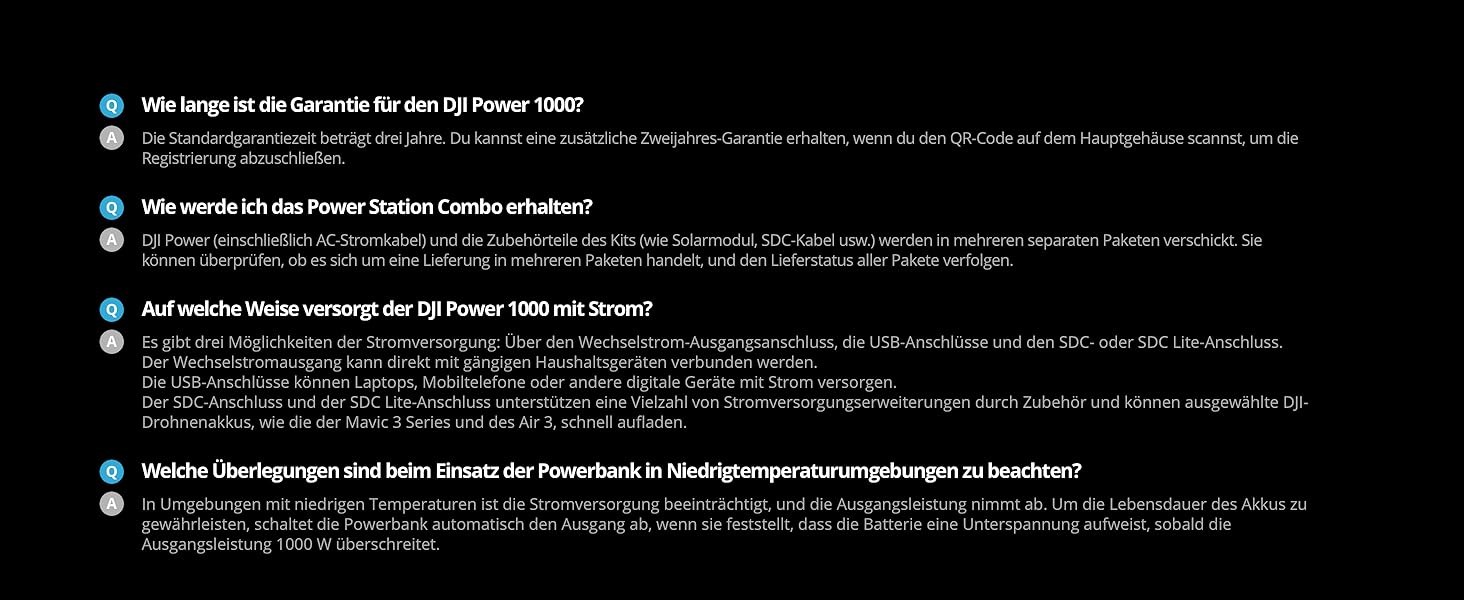 Портативна електростанція DJI Power 1000, 1024Wh, 2600W, LiFePO4 акумулятор, для кемпінгу/дому/RV, швидка зарядка