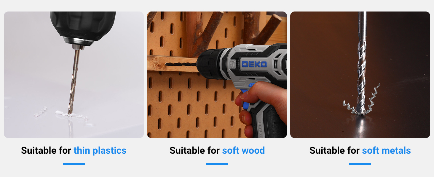 Набір інструментів DEKO 238 предметів з акумуляторним дрилем 12В та органайзером з шухлядами для дому та авто