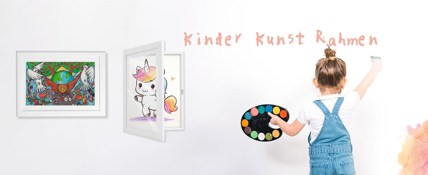 Рамки для дитячих малюнків A4 Kromapolis, 2 шт. Екологічне MDF, дерев'яний колір