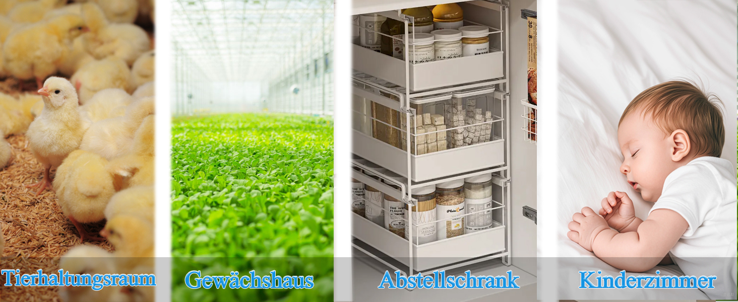 Термометр-гігрометр WIOONI Wi-Fi з LCD-дисплеєм: 3 сенсори + 1 база. Сумісний з Tuya/Smart Life