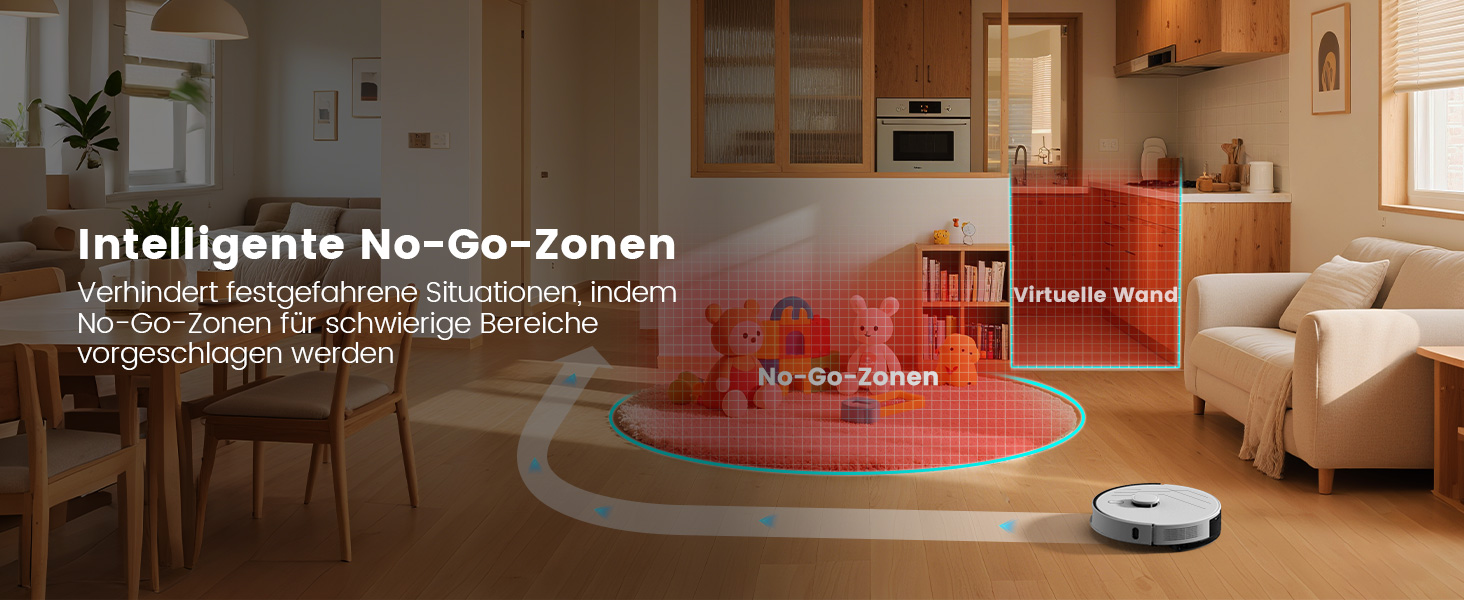 Робот-пилосос AIRROBO T30+ з функцією миття, LiDAR навігація, 6000Pa, 3.5L пилозбірник, 240 хв роботи, керування через додаток, білий малюнок