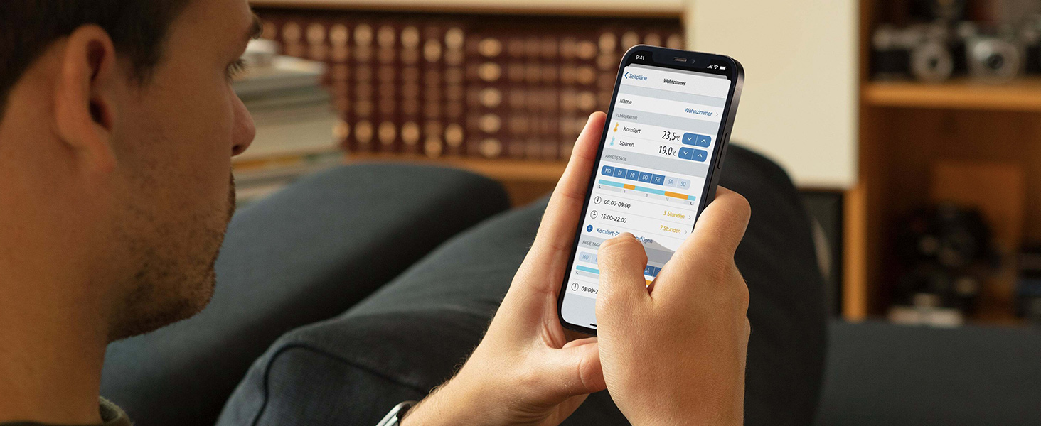 Розумний термостат для радіатора Eve Thermo (Apple HomeKit), білий