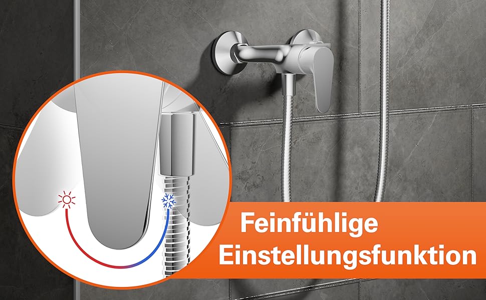 Змішувач для ванни EISL Claudio з душовим підключенням, хром, однорідний, NI023CALCR