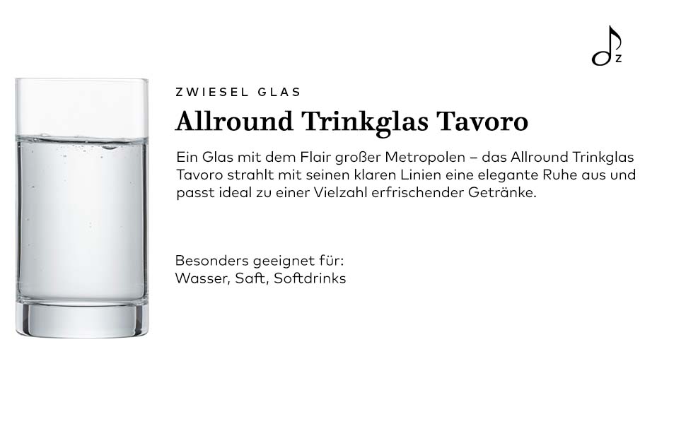 Склянки для віскі Zwiesel Glas Tavoro, 0.4 л, набір 4 шт., сумісні з посудомийною машиною, Tritan-кришталь, Made in Germany