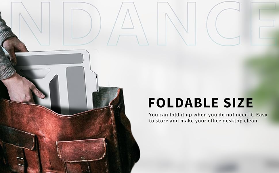 Підставка для ноутбука на стіл Soundance, чорна, регульована висота, металева, 10-15.6 дюймів