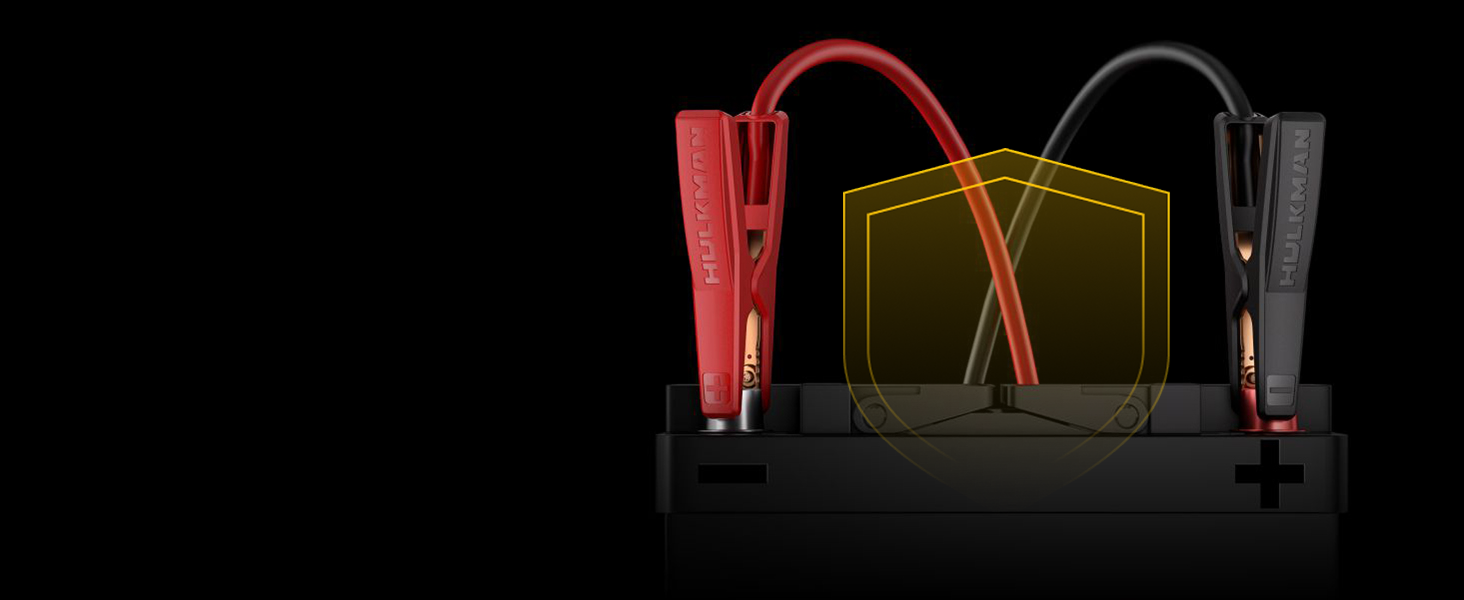 Пусковий пристрій для авто HULKMAN Alpha85 Jump Starter 2000A 20000mAh, портативний бустер акумулятора для бензинових двигунів до 8.5 л та дизельних до 6 л