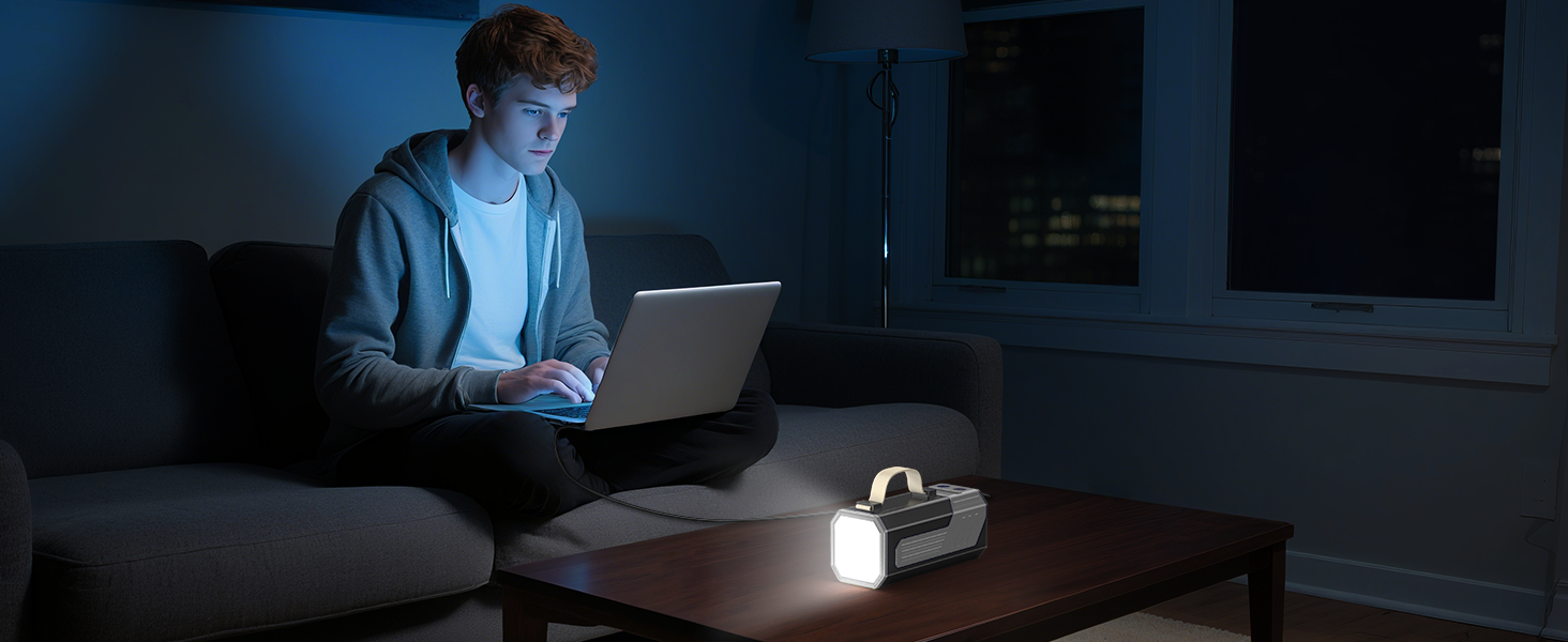 Power Bank 70000mAh 100W з USB-C, кабель, сірий - портативний акумулятор для iPhone, iPad, Samsung