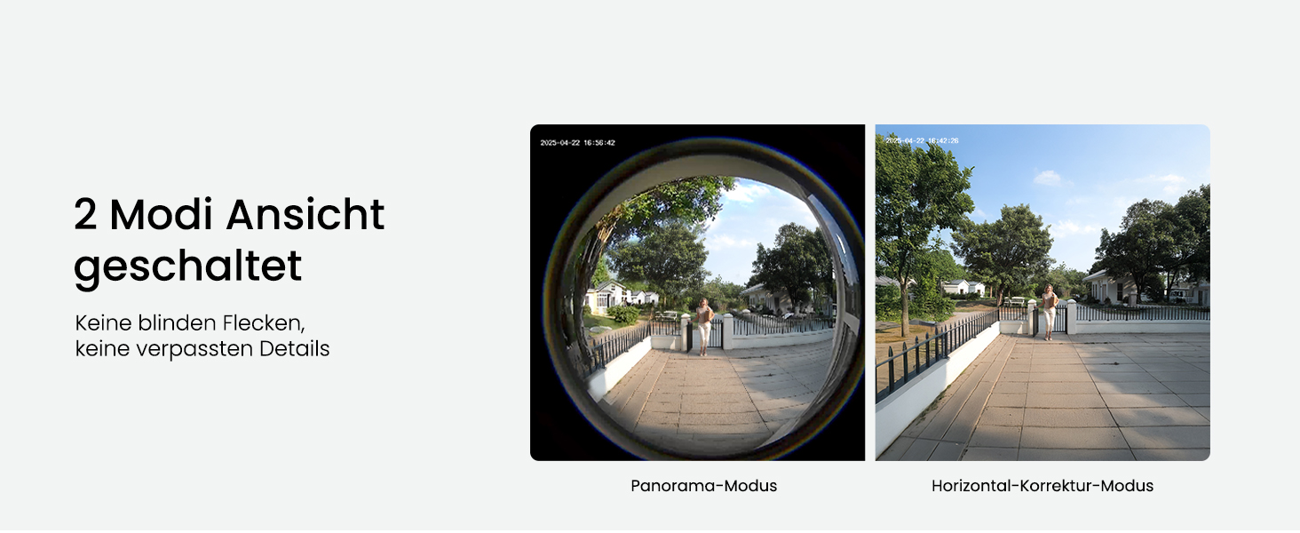 Відеодзвінок ieGeek з камерою 180° Fisheye, 2K 3MP, Wi-Fi, AI-розпізнавання руху, IP65, нічне бачення, Alexa, 2.4GHz
