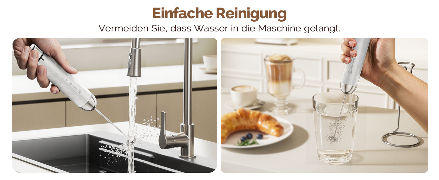 Електричний пінний міксер Maestri House LunaFro 2.0: бездротовий, з регулюванням швидкості та підставкою з нержавіючої сталі