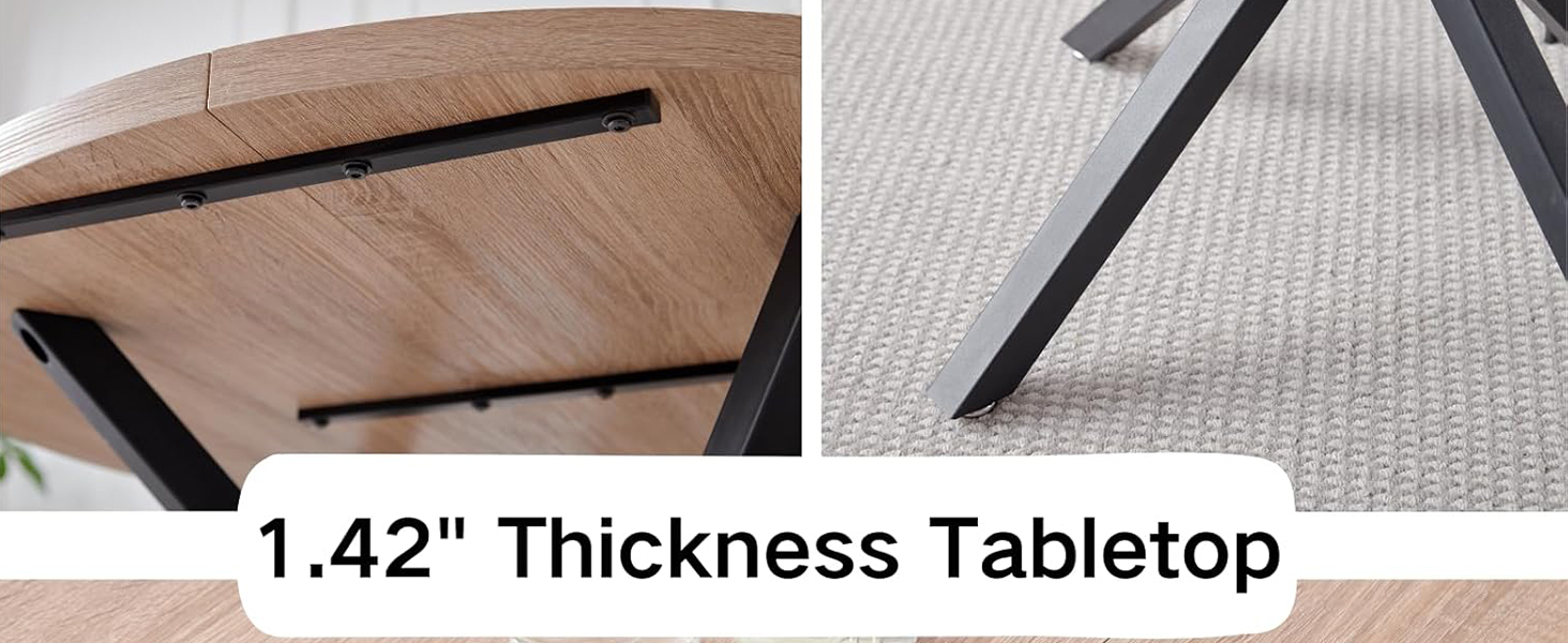 Обідній комплект на 5 персон: круглий стіл 100 см та 4 стільці (голландський фліс). Підходить для кухні, вітальні, балкону, ресторану, офісу. Темне дерево + світле дерево (темно-коричневий)