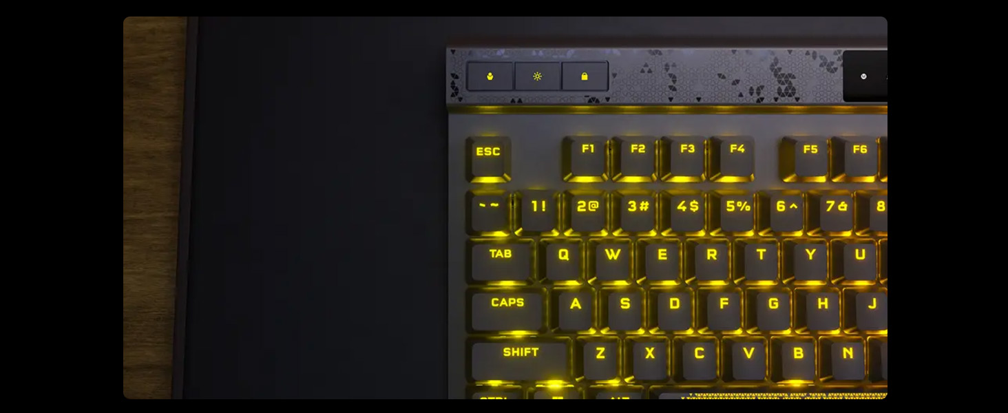 Ігрова механічна клавіатура Corsair K70 MAX RGB QWERTZ DE - сіра, повний розмір, 8000Hz