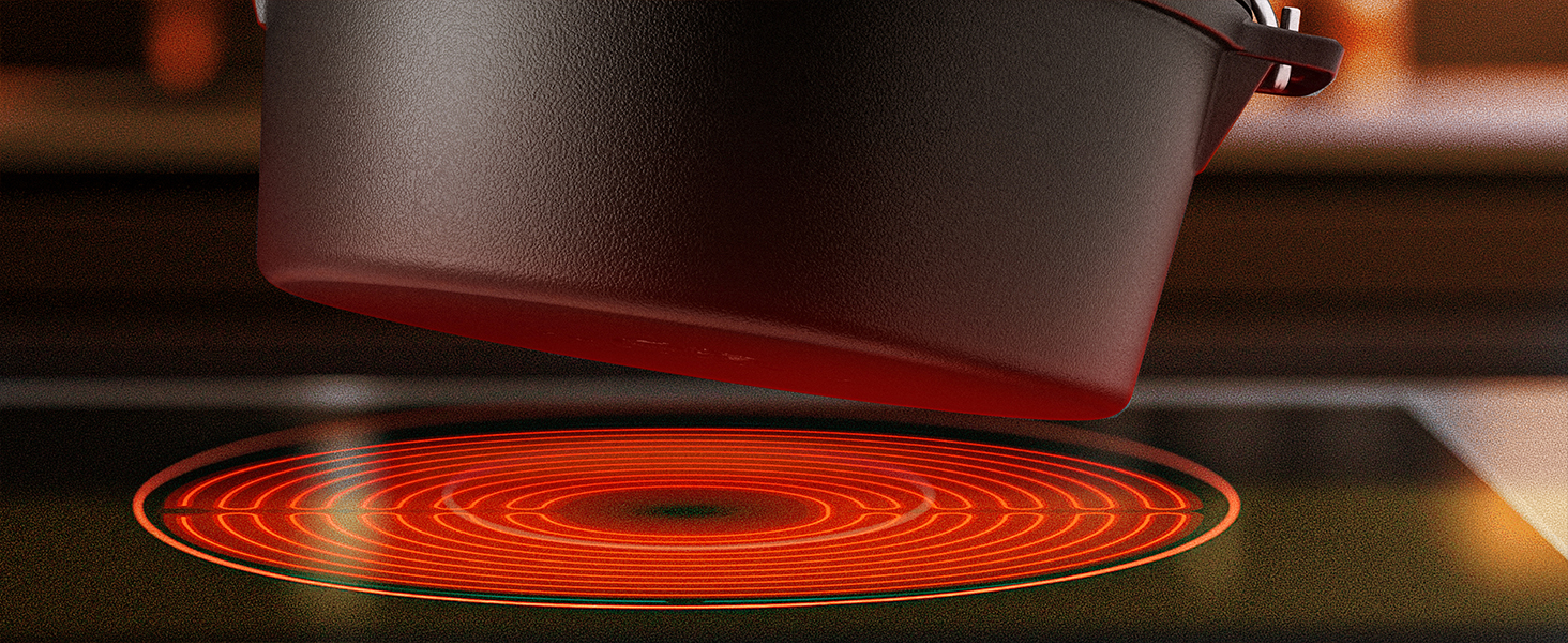 Набір чавунних казанів Essential Line для 3–6 осіб: казан 7,5 л та кришка 1,5 л, прожарений вогонь, з підйомником кришки, кільцем для чищення, пастою для догляду та книгою рецептів, гарантія 30 років