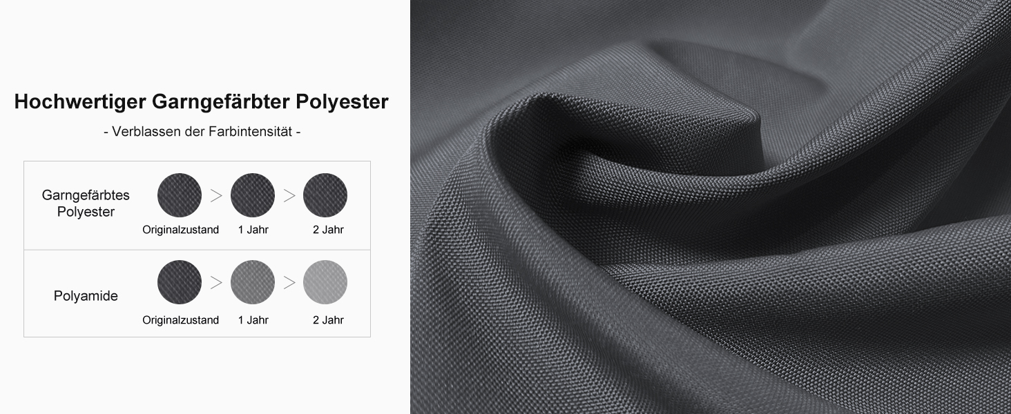 Парасолька від сонця PURPLE LEAF 250x250 см, велика підвісна парасолька-ампел з рукою-коханцем, поворотом на 360° та хрест-підставкою для тераси та балкона, сіра