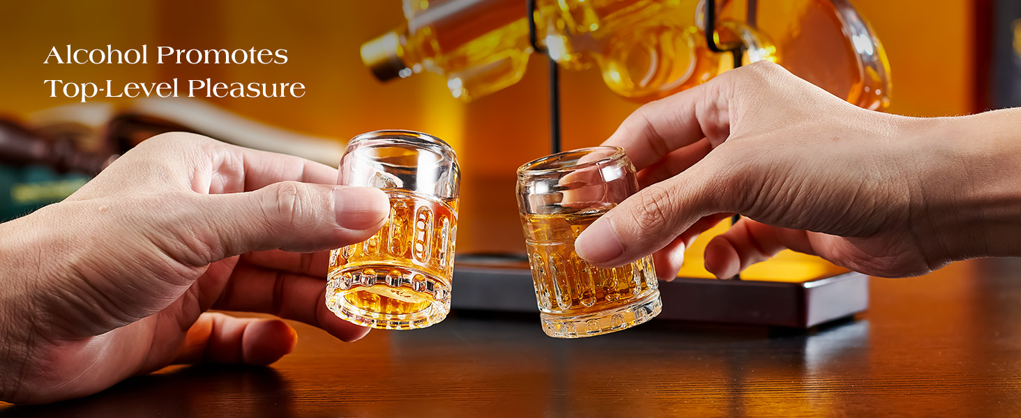 Набір для віскі з келихами: подарунок для чоловіка, батька, колеги. Стильний декантер та келихи для дому та бару