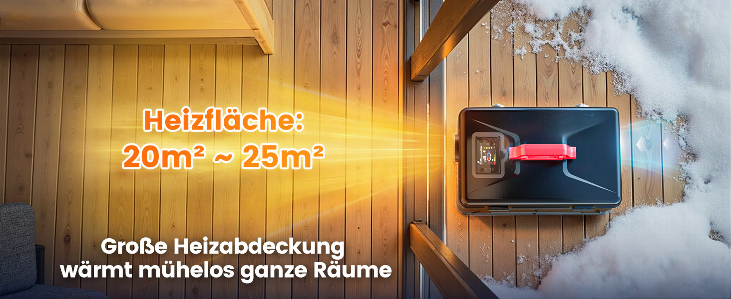 Портативна дизельна пічка опалення 8kW з пультом керування, Toolbox Compact 2S, 220-240V AC та 12/24V DC, 0,12–0,36 л/год, адаптивна до висоти 5500м, тиха робота, оновлення 2025