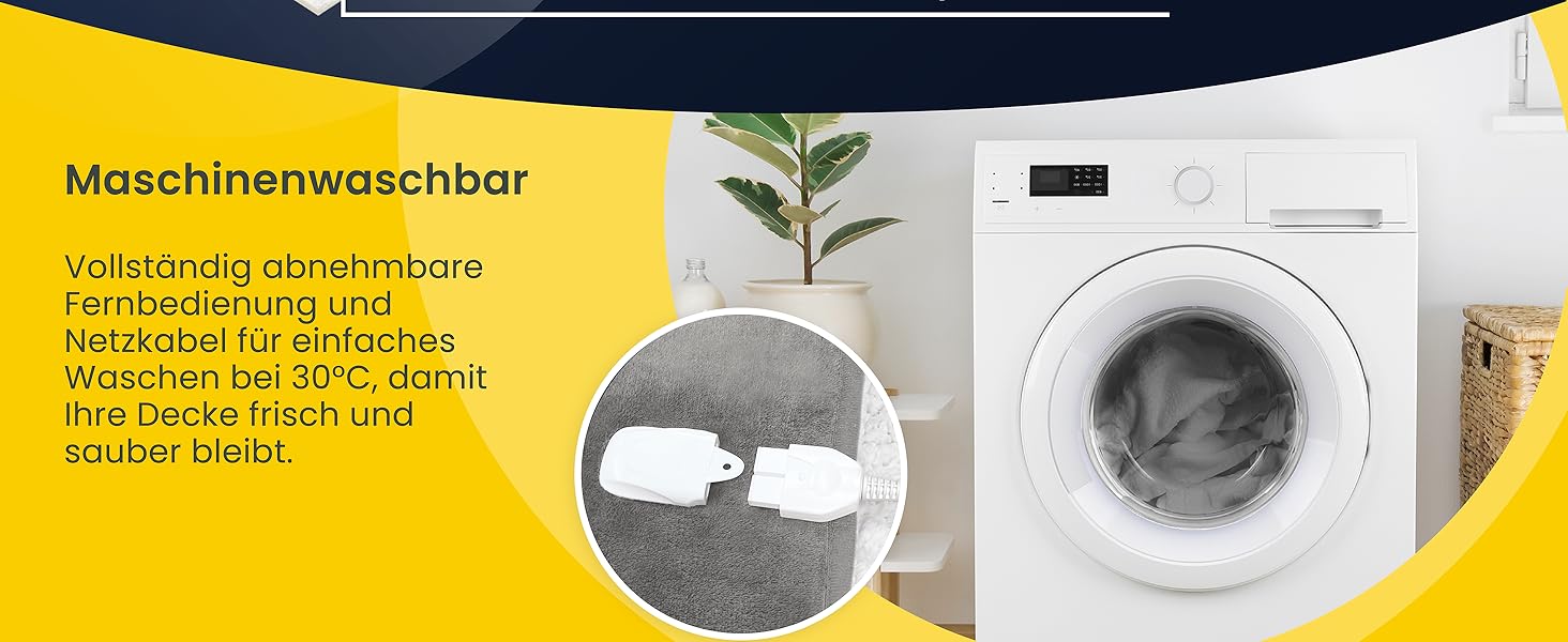 Електрична ковдра Cosi Home 180x130 см з таймером, захистом від перегріву та 10 рівнями нагріву - Кремовий колір