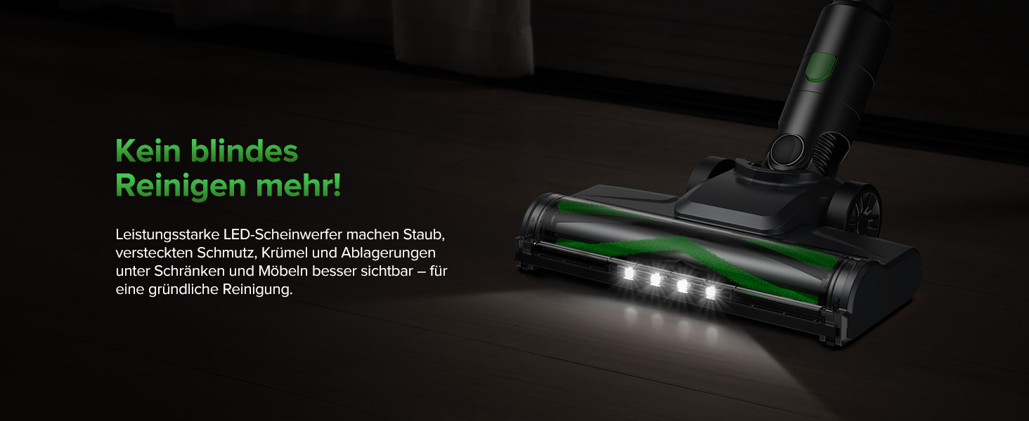 Бездротовий акумуляторний пилосос Vexilar V9PRO: 500W, 45Kpa, 60 хвилин роботи, LED дисплей, для твердих поверхонь, килимів та шерсті тварин