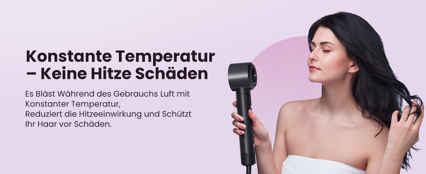 BESTOPE PRO Локкенстаб: Набір для створення локонів 5-в-1 з 3 насадками, регулюванням температури, швидким нагрівом, рукавичкою та кліпсами, рожеве золото (чорний 5-в-1)