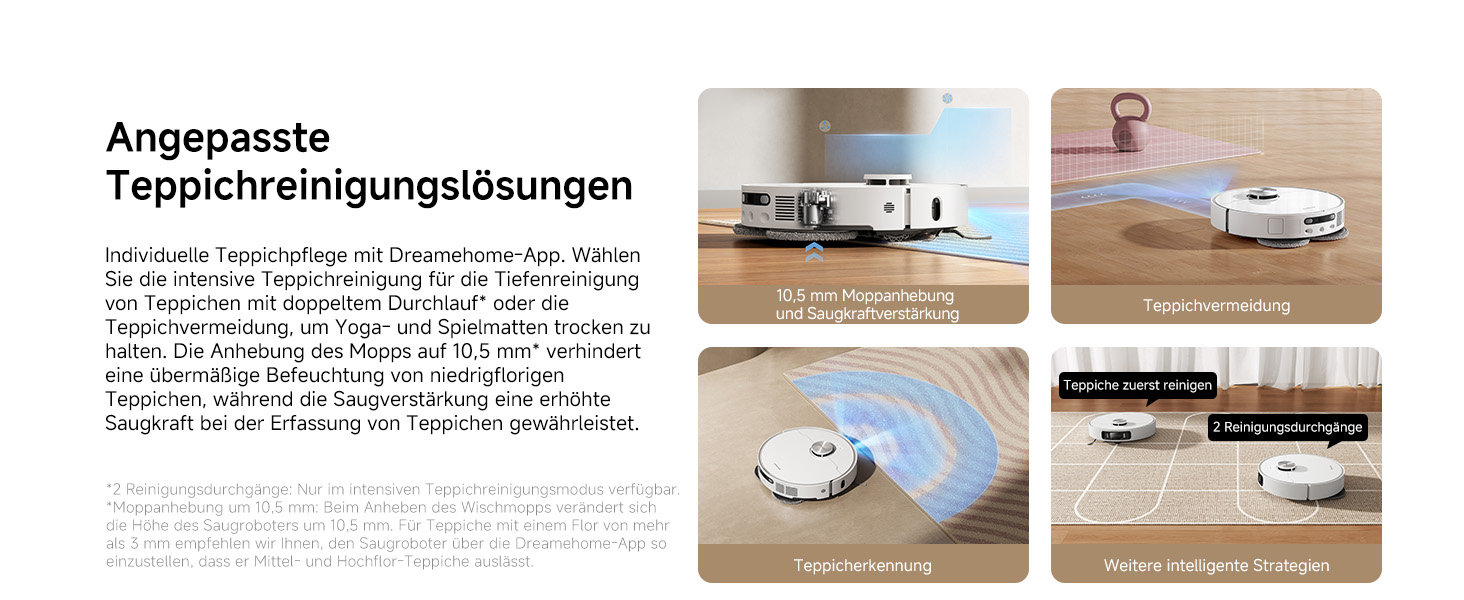 Робот-пилосос Dreame L10s Ultra Gen 2 з функцією миття, технологія RoboSwing™, потужність 10000 Pa, режим для тварин, автоматична станція, глибоке очищення килимів