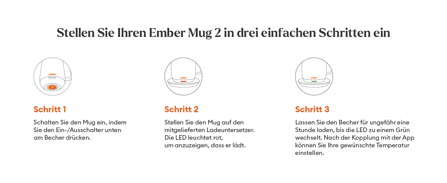 Розумний термокружка Ember Smart Mug 2, 295 мл, чорний: регулювання температури через додаток, LED дисплей, акумулятор, покращений дизайн