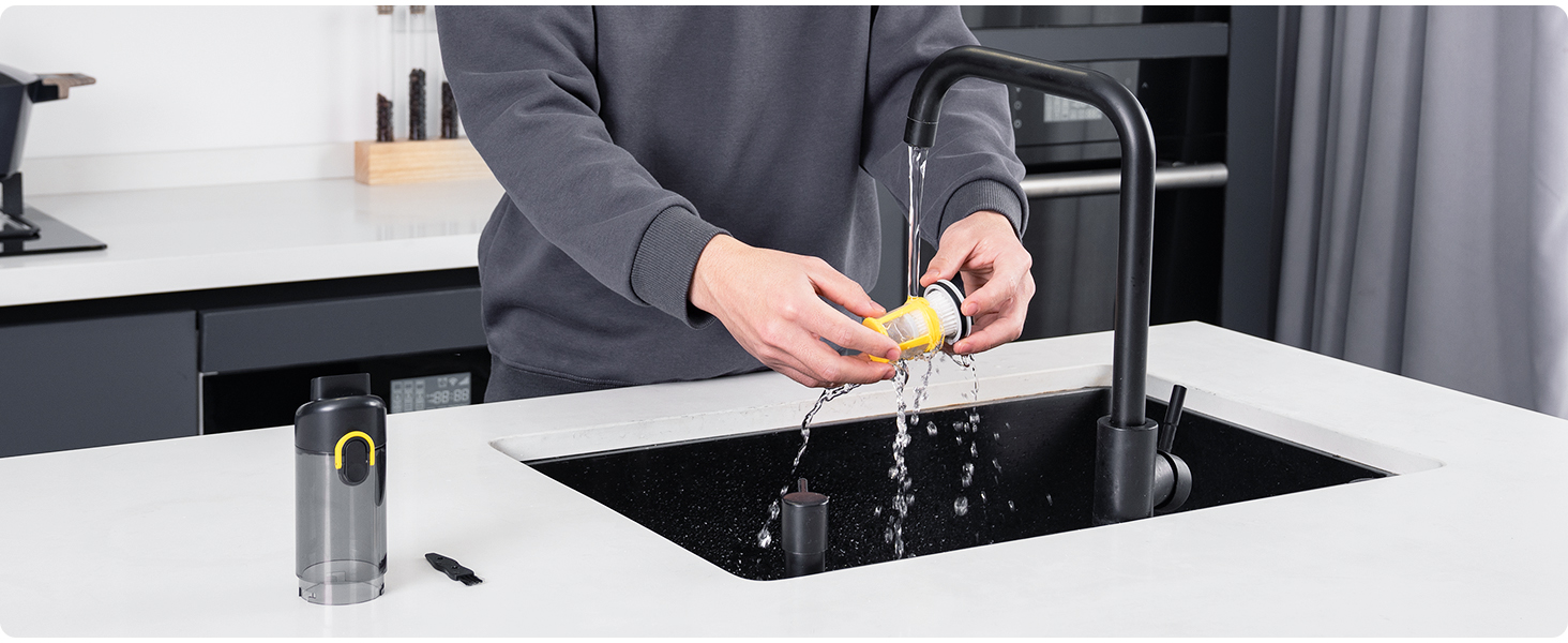 Бездротовий автомобільний пилосос Fanttik Slim V10 Mix 4-в-1, потужність 16 кПа, з LED-дисплеєм та функцією обдуву для авто, офісу та клавіатур