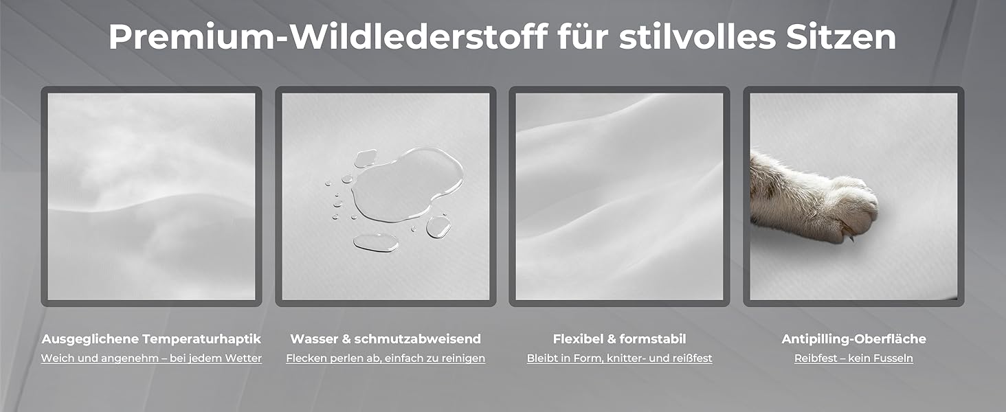 Ігровий крісло Dowinx з регульованою висотою масажного поперекового підтримувача, ергономічний дизайн, м'яка мікрофібра велюр, посилене сидіння, підголовник та підніжка в комплекті, регулювання на 155°, (Білий, Титан)