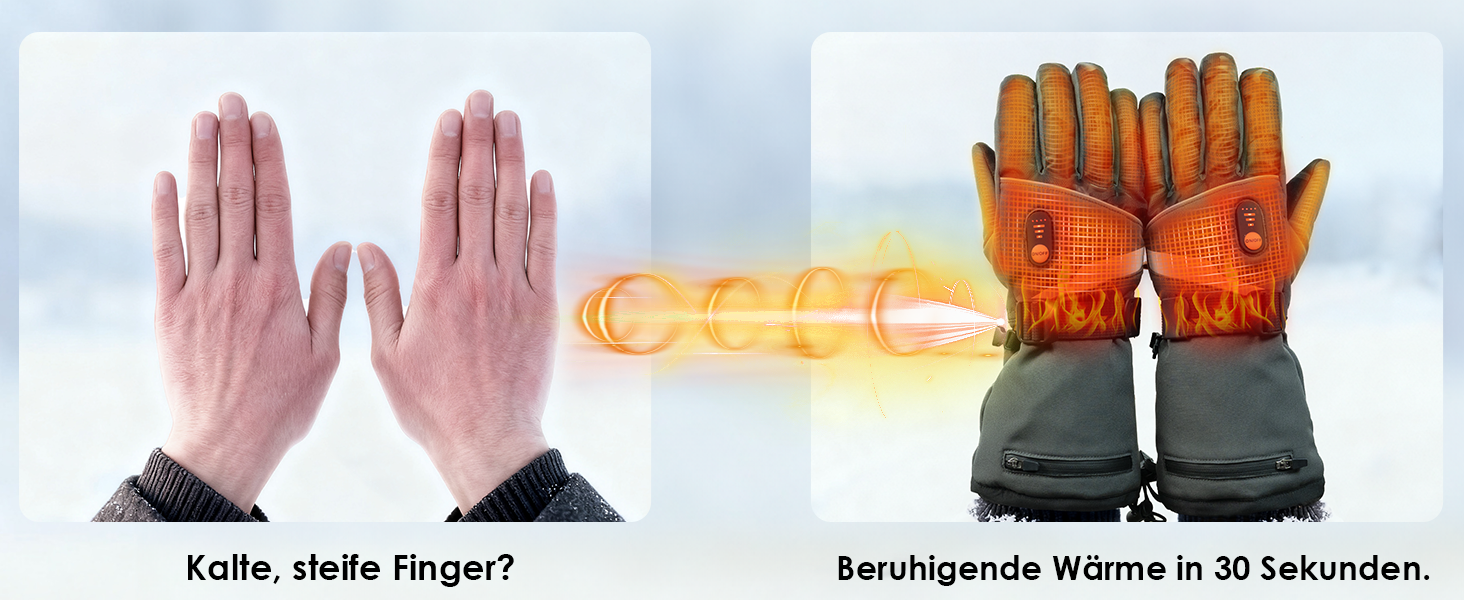 Обогріваючі рукавички Minthouz W11 для чоловіків та жінок, 7.4V, 3 режими нагріву, водонепроникні, з підтримкою сенсорного екрану, для роботи на відкритому повітрі, катання на велосипеді, лижах (XL)