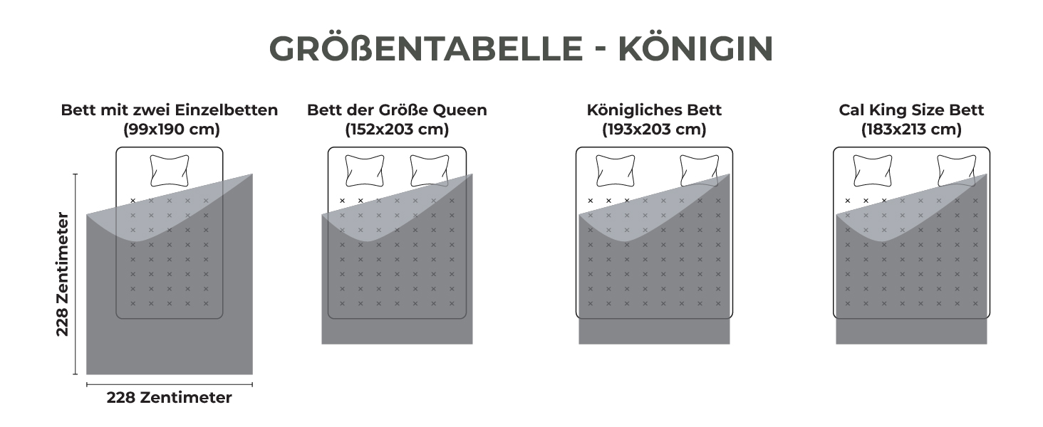 Вафельна літня ковдра Utopia Bedding з 100% бавовни, антрацит, 228x228 см