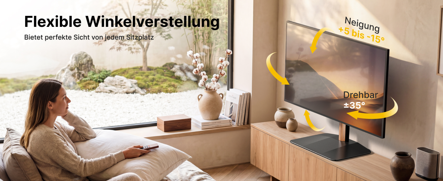 Настільна підставка для телевізора monTEK для LCD LED OLED ТВ від 32 до 65 дюймів