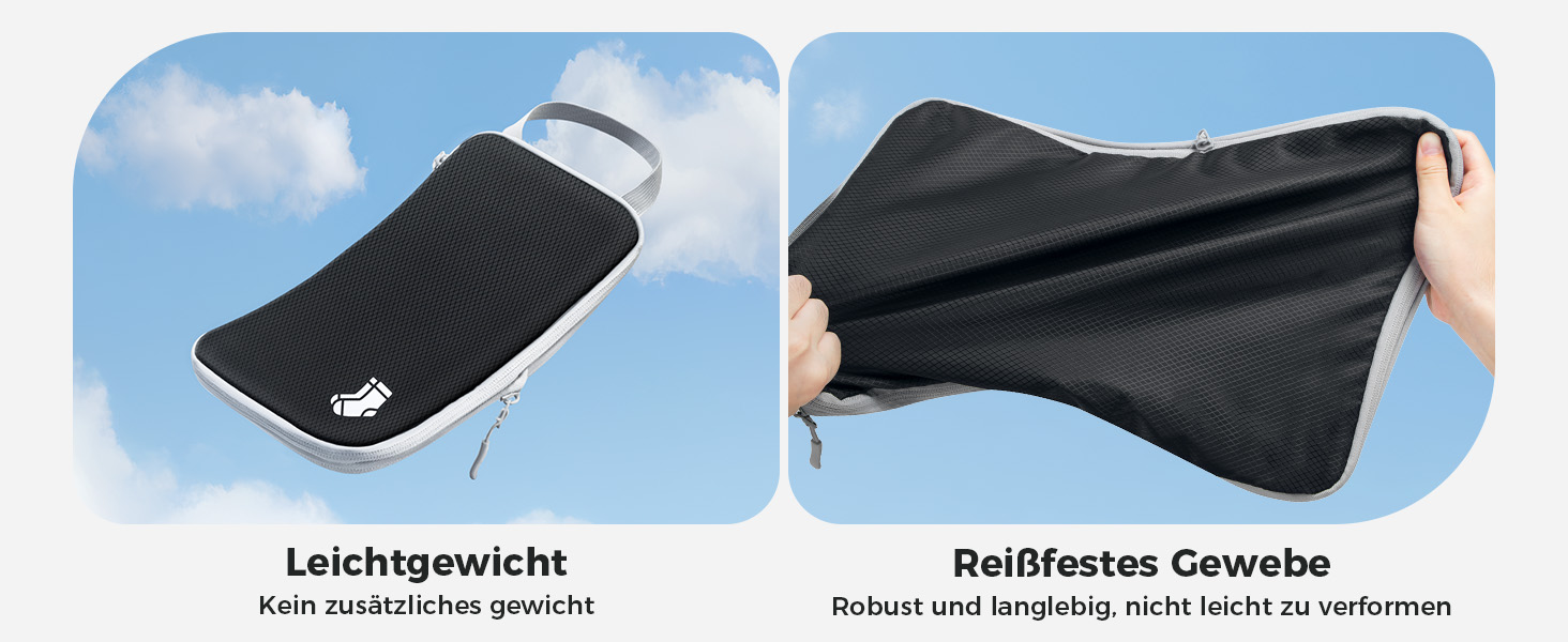 Набір органайзерів для валізи та рюкзака з компресією, водонепроникні пакувальні куби для подорожей, 8 предметів, чорний