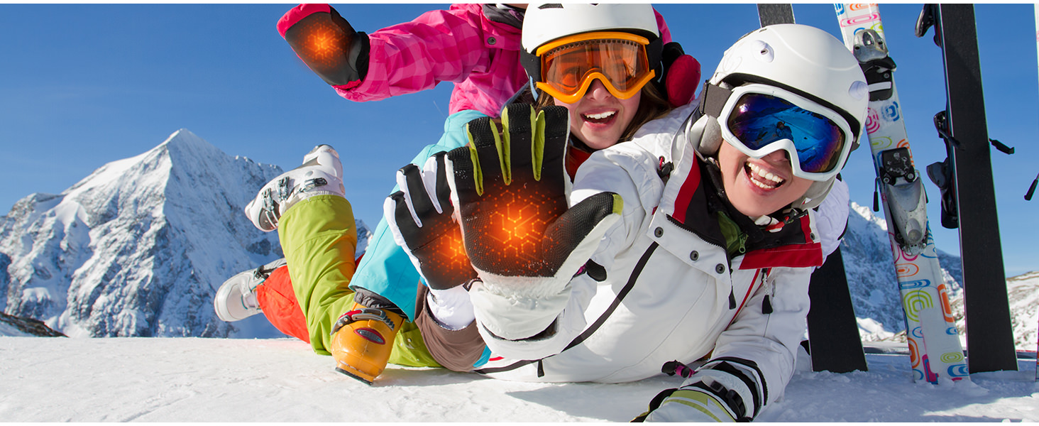 Електричні грілки для рук Gaiatop (2 шт), з магнітною фіксацією, 3 режими нагріву, швидкий нагрів, портативні, багаторазові, для активного відпочинку та подарунків