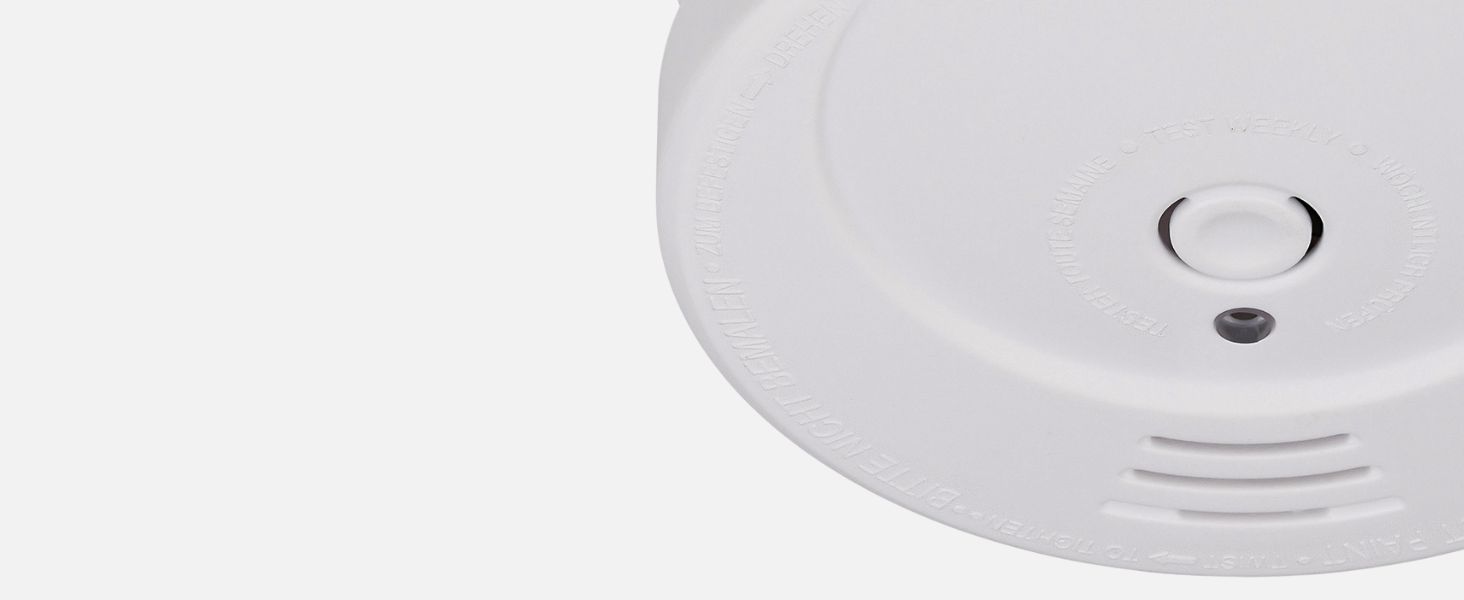 Набір димових датчиків Brennenstuhl 6x RM C 9010 з змінною батареєю (сертифіковано EN 14604, гучний сигнал) білий