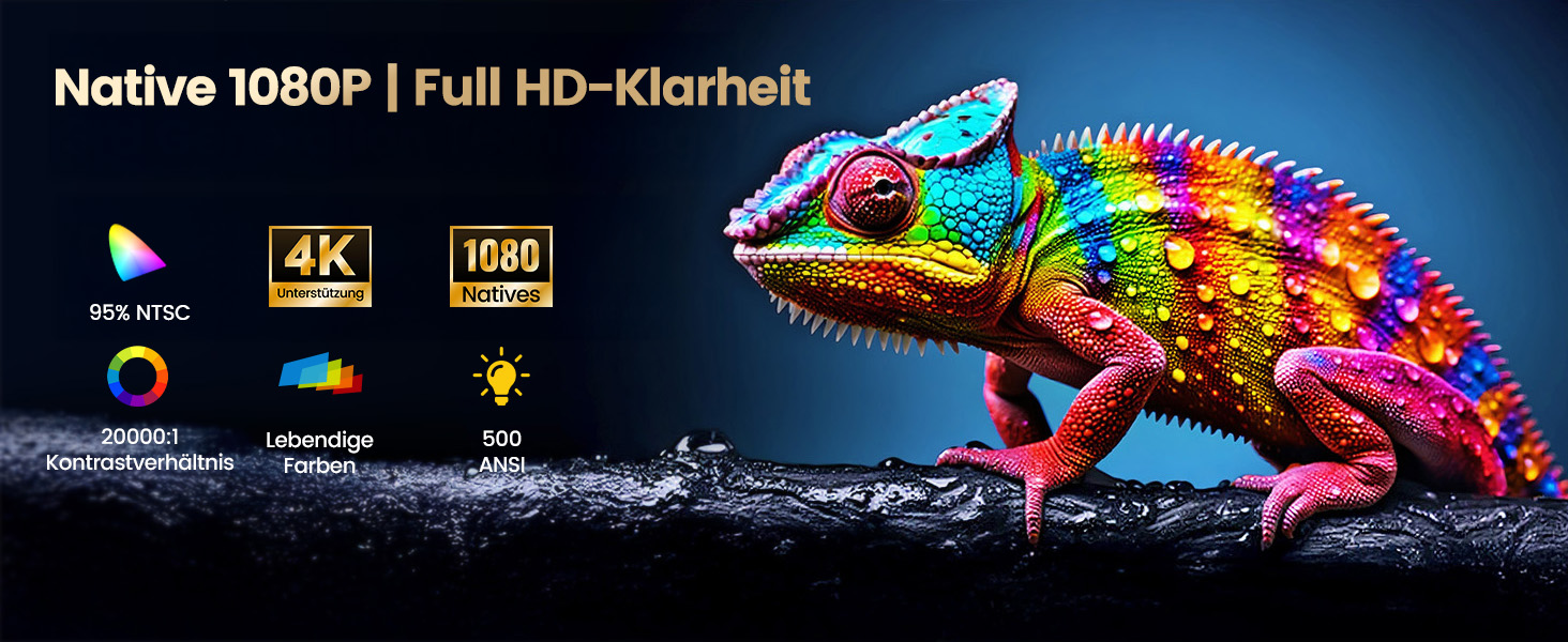 Проектор Mini Beamer 4K Smart з WiFi6, Bluetooth, Dolby Audio, підтримкою Netflix, автофокусом та вертикальною корекцією, сірий