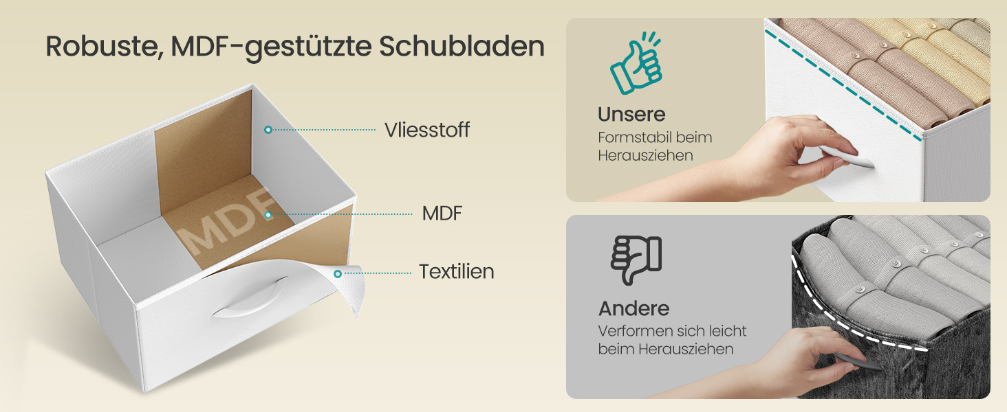 SONGMICS BELLAH: Комод, шафа, тумба з LED-підсвіткою, стайлінг-станція, 1 полиця, індустріальний стиль, вінтажно-коричневий/чорний, LGS723KD01 (7 ящиків, білий)