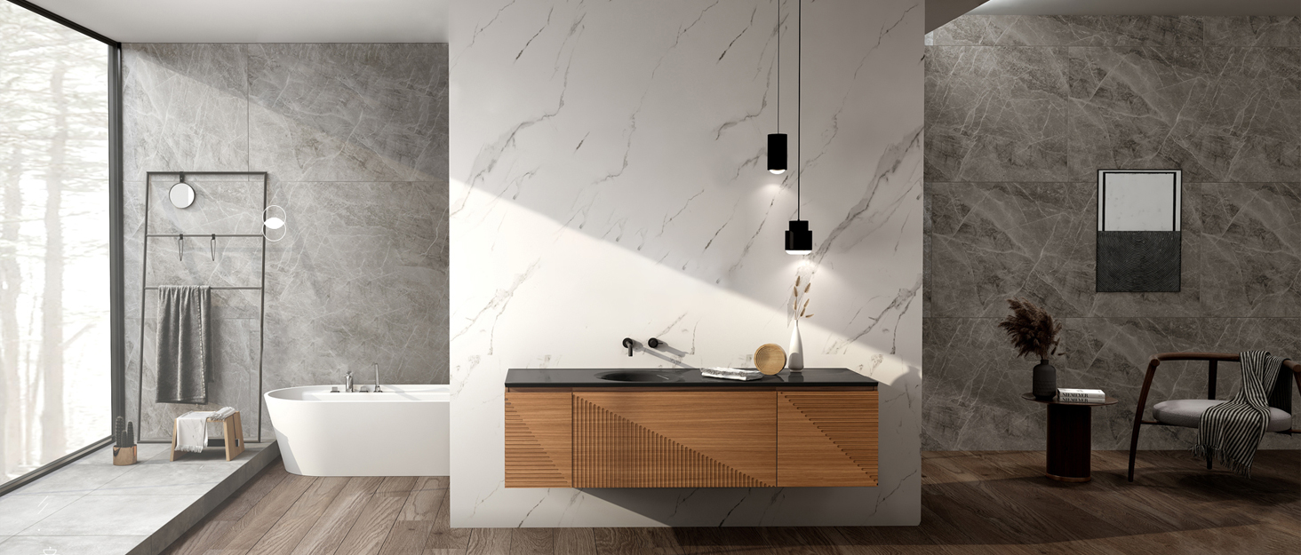 Дзеркало Boromal Spiegel Schwarz 100x60 см прямокутне з металевою рамою для ванної кімнати, спальні, туалетного приміщення. Чорний настінний дзеркало 60L x 100B cm