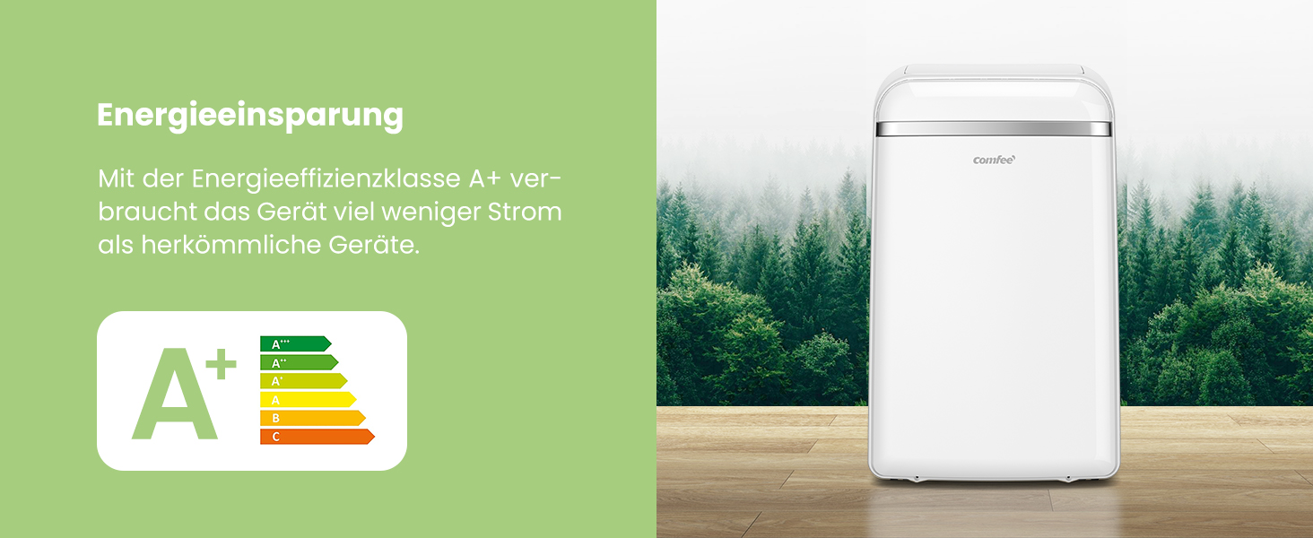 Мобільний кондиціонер Comfee Breezy Cool Pro 2.0 7000 BTU (2.0 кВт) з Wi-Fi, охолодження, вентиляція, осушення – для приміщень до 68 м³