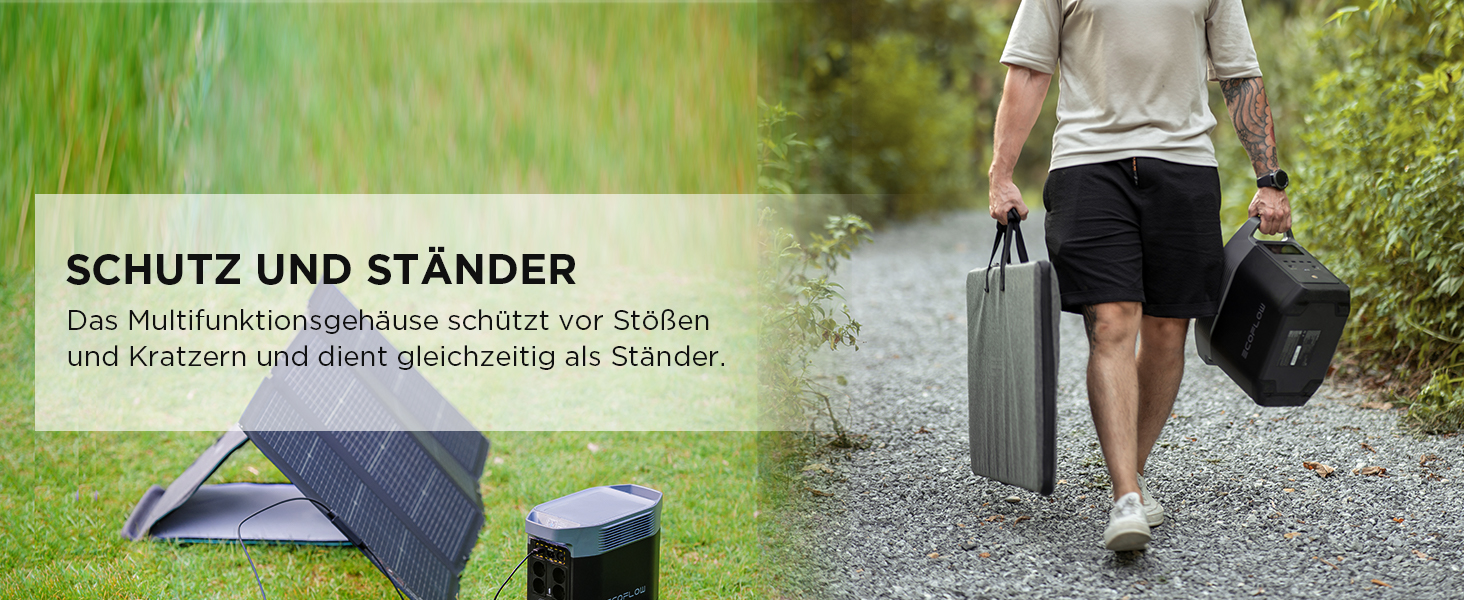 Електростанція EcoFlow Delta 2+ 220W: портативна, сонячна, 1024Wh, для кемпінгу та подорожей (Generalüberholt)