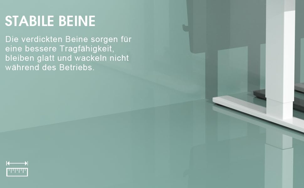 Регульований стіл 140x80 см з USB-C зарядкою, органайзером для кабелів та функцією пам'яті, білий