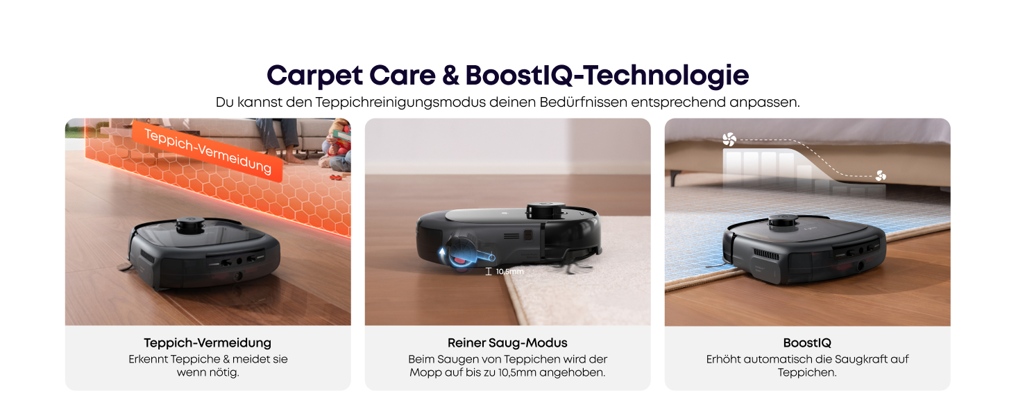 Робот-пилосос Eufy Omni E25 HydroJet з функцією миття, 20000Pa, Turbo-сила всмоктування, щітки DuroSpiral, CornerRover для кутів, станція All-in-One, для тварин та дітей