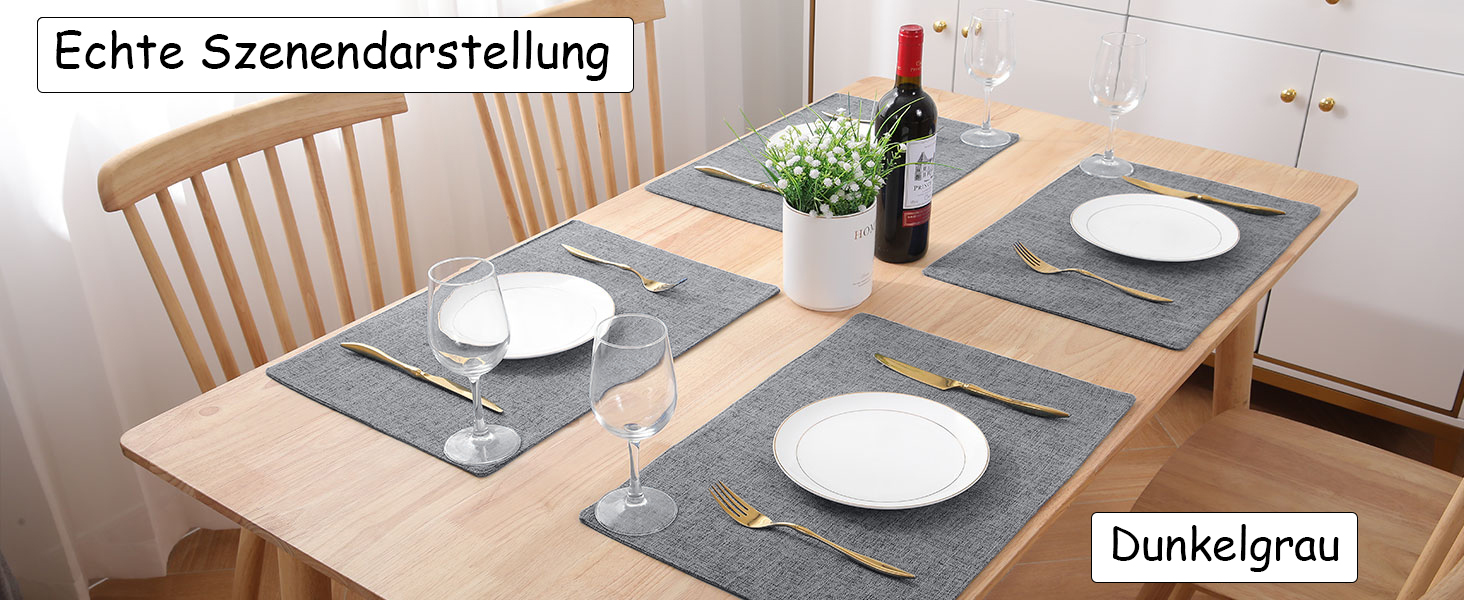 Набір тканинних серветок Homaxy 6 шт., бежеві, миючі, стійкі до нагрівання, антиковзаючі, двосторонні