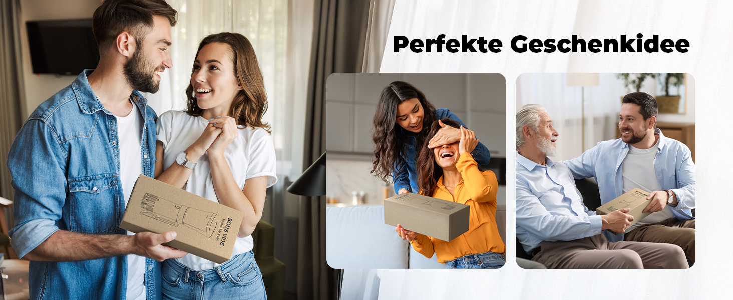 Су-від кухонний прилад Sous Vide Garer Stick 1000W з резервуванням, прецизійний посуд для приготування їжі, іммерсійний циркулятор