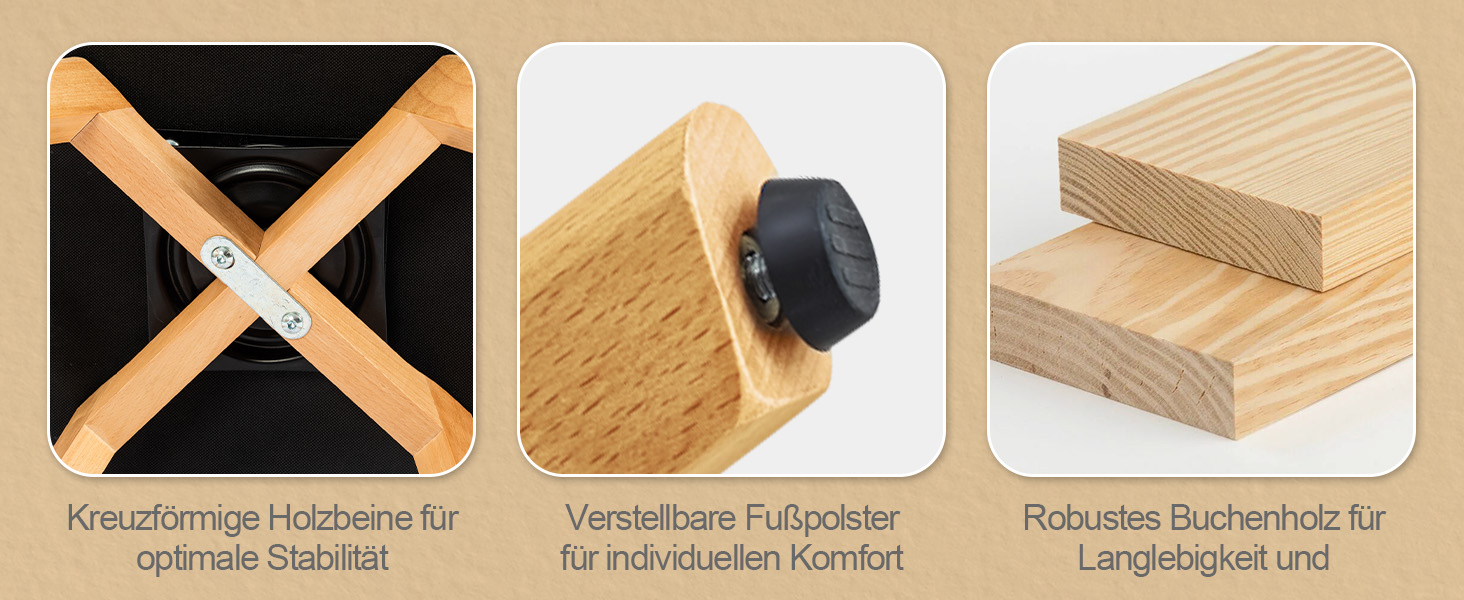 Обідальні стільці Bekrvio (2 шт) з обертанням та підлокітниками – 360° для їдальні, стільці до обіднього столу, обертаються, з м'яким сидінням, з дерев'яними ніжками з масиву бука, жовті, з тканини льон