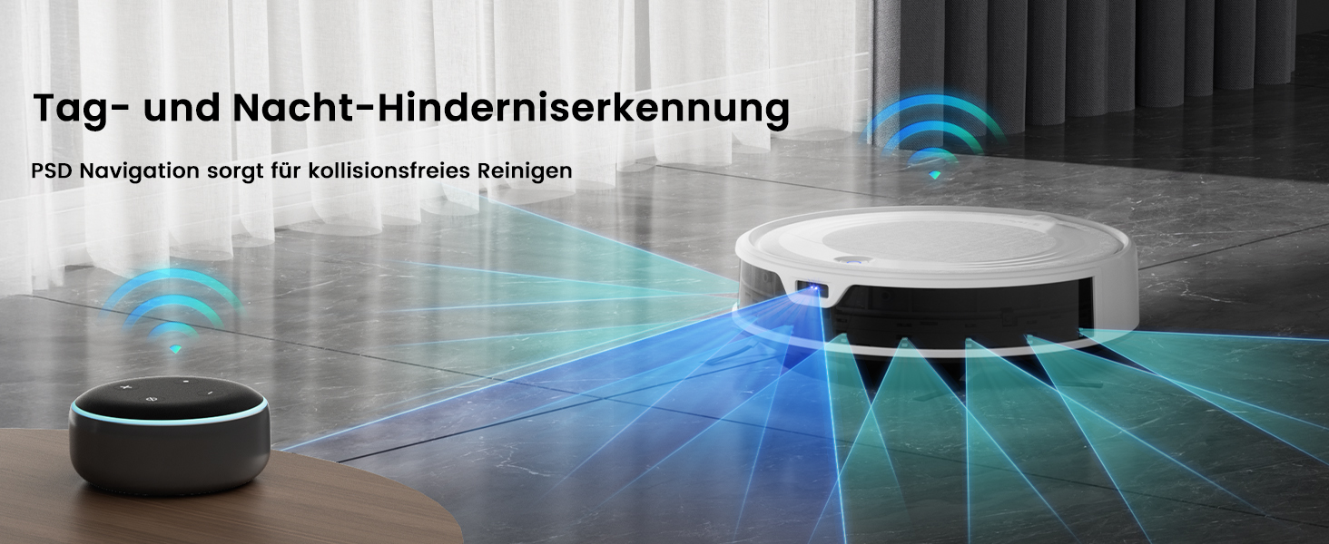 Робот-пилосос Lefant M310 Ultra з функцією миття підлоги, білий. Для тварин, килимів, з керуванням через додаток та Alexa.