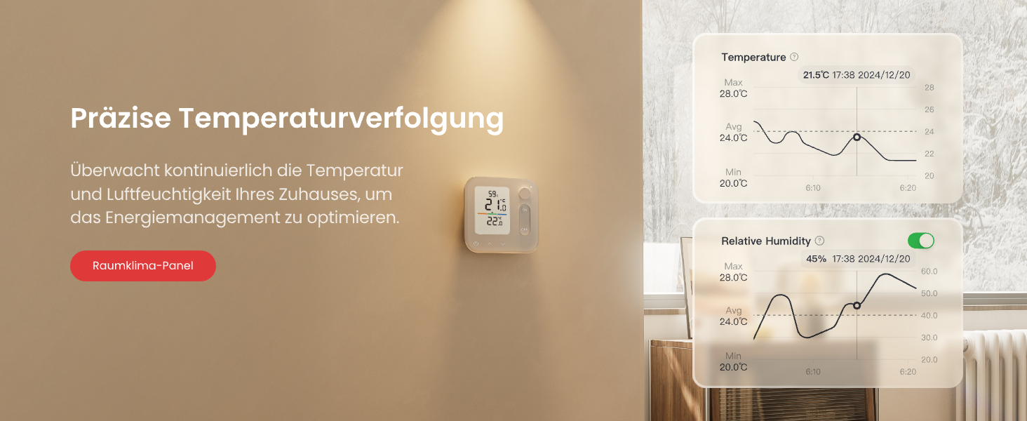 SwitchBot Розумний термостат на радіатор Bluetooth з керуванням через додаток та таймером, енергозбереження, сумісний з Alexa, Apple HomeKit та Home Assistant (потрібен Hub)