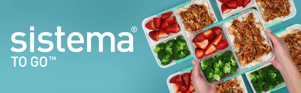 Набір контейнерів для їжі Nest IT Meal Prep | 5 шт. (820 мл) з 3 відділеннями, зелені