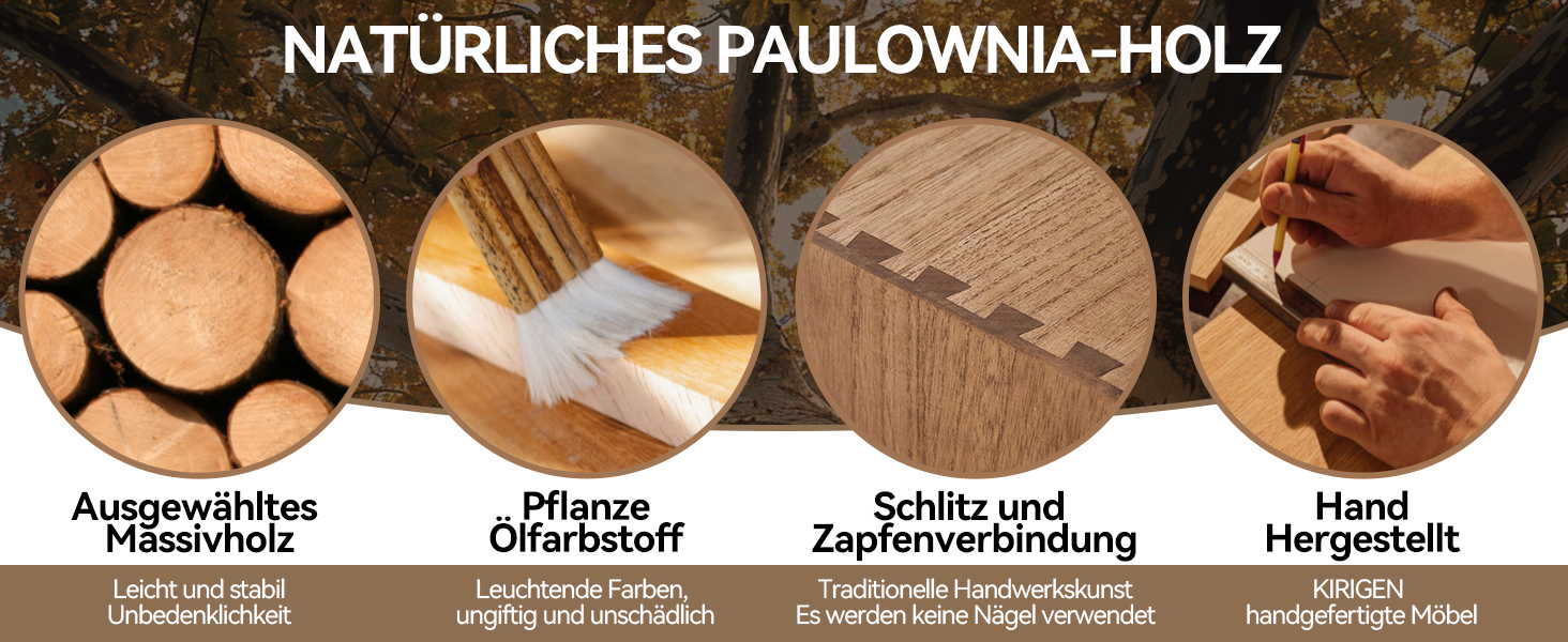 Кріплення для CPU KIRIGEN, комп'ютерний корпус ATX, мобільний стенд з колесами, натуральне дерево